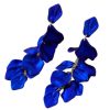 Cercei blue petal model petale de flori culoare albastra 1