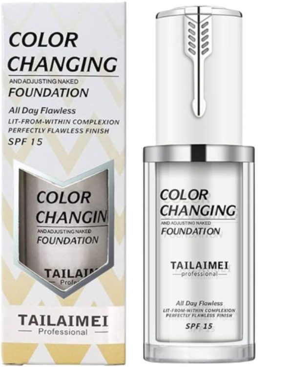 Fond de ten tlm color changing adaptabil culorii tenului rezistent la transfer 16h spf 15 30 ml