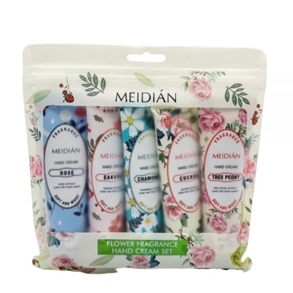 Set 5 creme de maini cu parfum flori