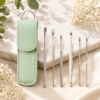 Set Curățare Urechi Portabil Verde – Igienic și Ergonomic