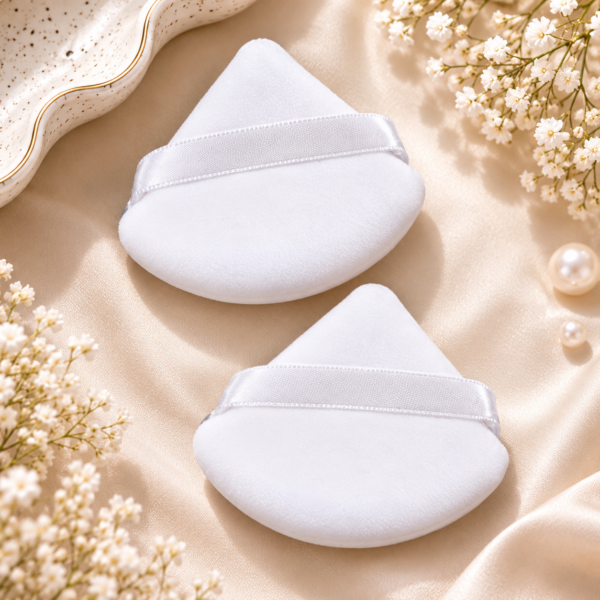 Set 2 Buretei Make-Up Albi – Blender pentru Fond de Ten și Concealer