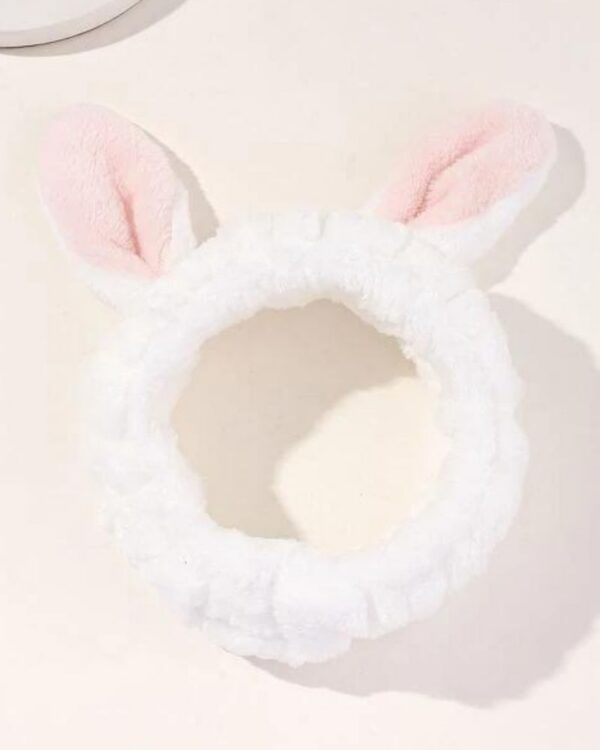 Bentiță Albă Iepuraș – Baie, Cosmetica, Machiaj, SPA