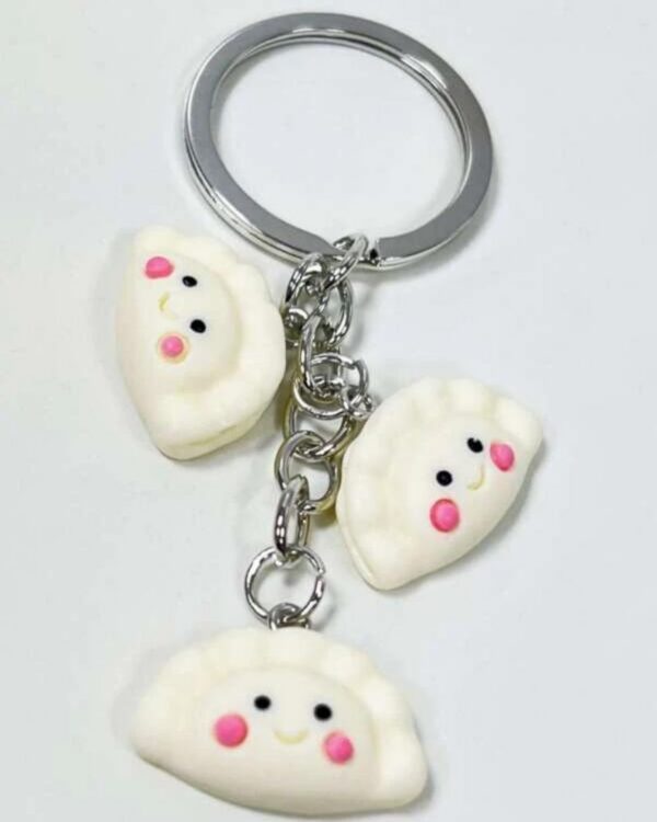 Breloc 3 Dumplings – Accesoriu Drăguț și Amuzant