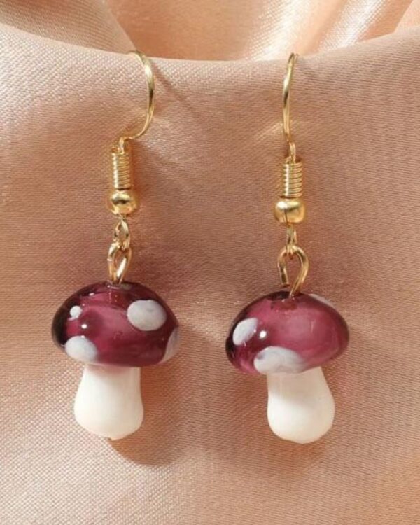 Cercei Mushroom – Model Ciupercuță Drăguț și Modern