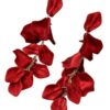 Cercei Red Petal – Petale de Flori Roșii Elegante