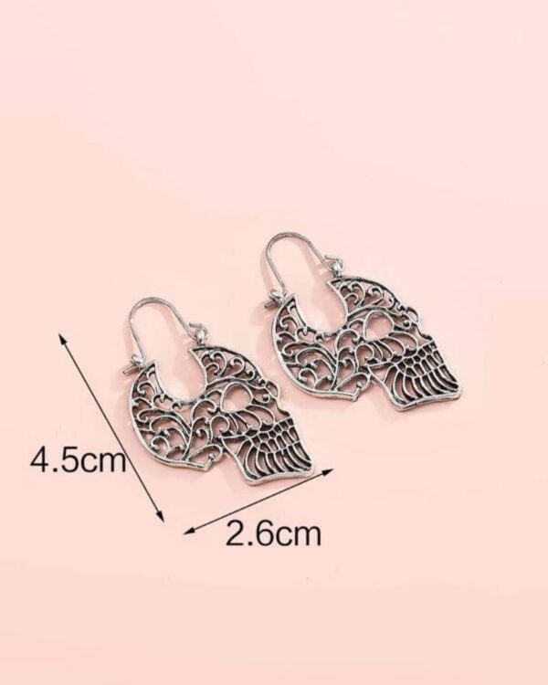 Cercei Skull – Model Craniu Gothic și Original