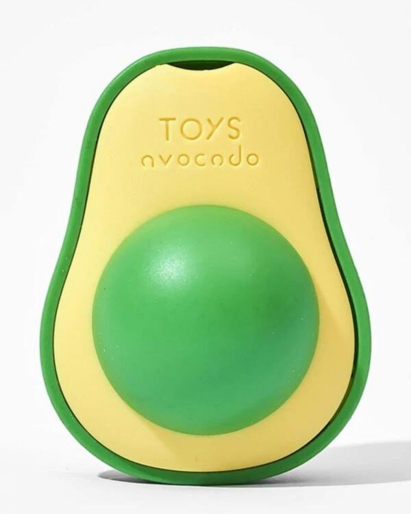 Jucărie Pisică – Sferă Catnip în Suport Avocado SYGGY