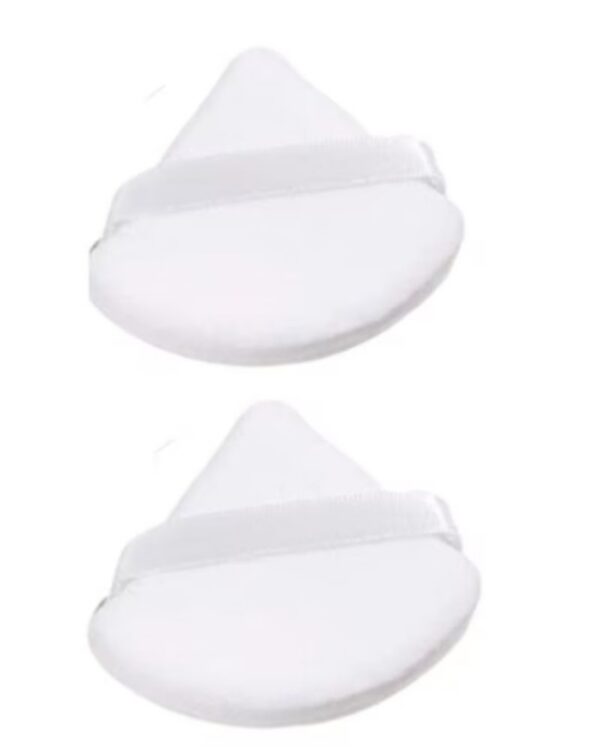 Set 2 Buretei Make-Up, Alb – Blender pentru Machiaj Perfect