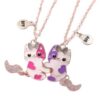 Set 2 Lănțișoare Best Friend – Pandantiv CATS BFF