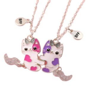 Colier Zig Zag Chocker Argintiu cu Biluțe Negre