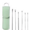 Set Curățare Urechi Portabil Verde – Igienic și Practic