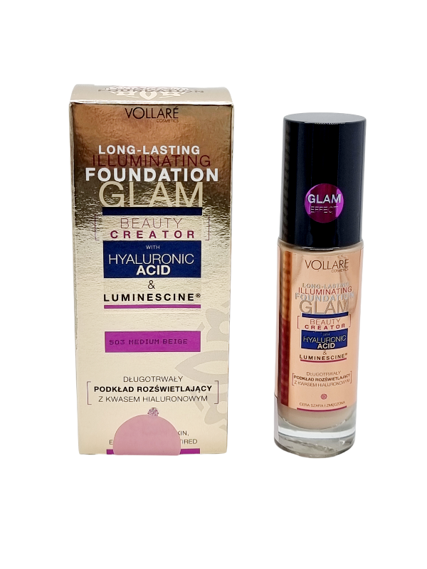 Fond de Ten VOLLARE 503 Medium Beige – Hyaluronic & Luminescine